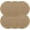 Brown, variant on KALAKALA Boho Round Paper Placemats 15'' Set of 6, Rustic Woven Fade-Safe Tablemats, Braided Placemats for Home, Cafe or Events, Green