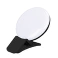 thumbnail image 1 of HLONK Selfie LED Ring Light Rechargeable Portable Clip Fill Light for Phone Tablet Video White, 1 of 2