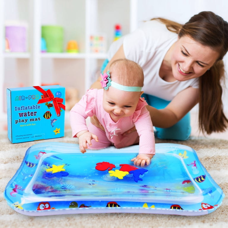 LotFancy Tummy Time Water Play Mat, Ocean Theme photo 2