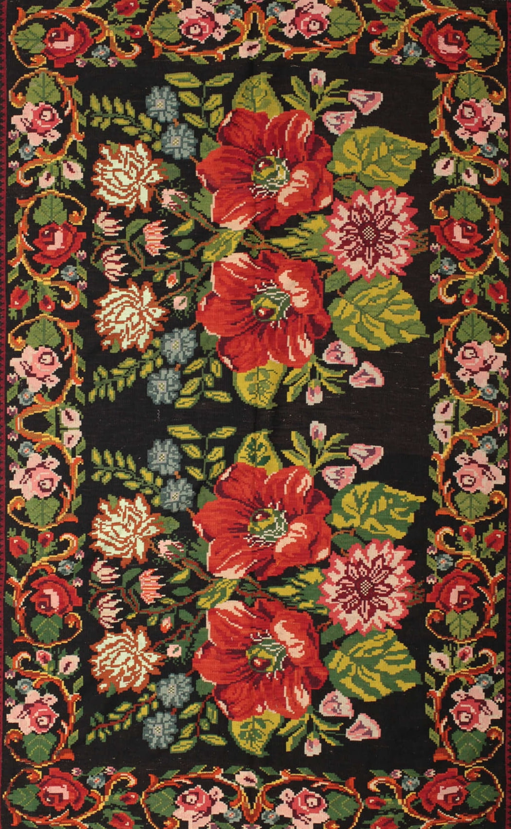 Deep Red Area Rug Ahgly Company Indoor Rectangle Traditional Deep Red Medallion Area Rugs ...