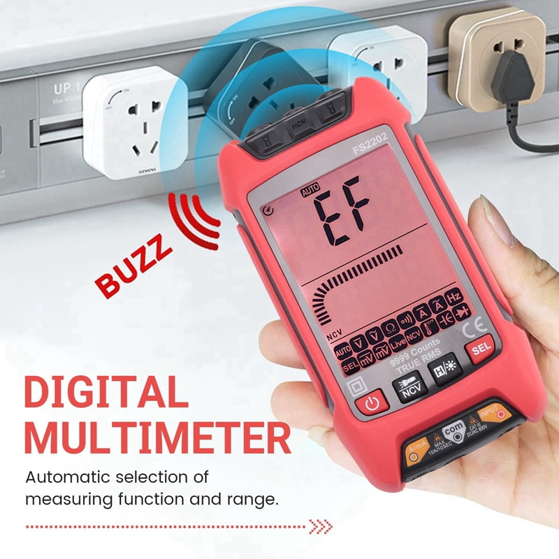 2X Digital Multimeter, 9999 Counts TRMS Auto-Ranging Voltmeter, Accurately Measures  Amp Ohm Voltage Meter