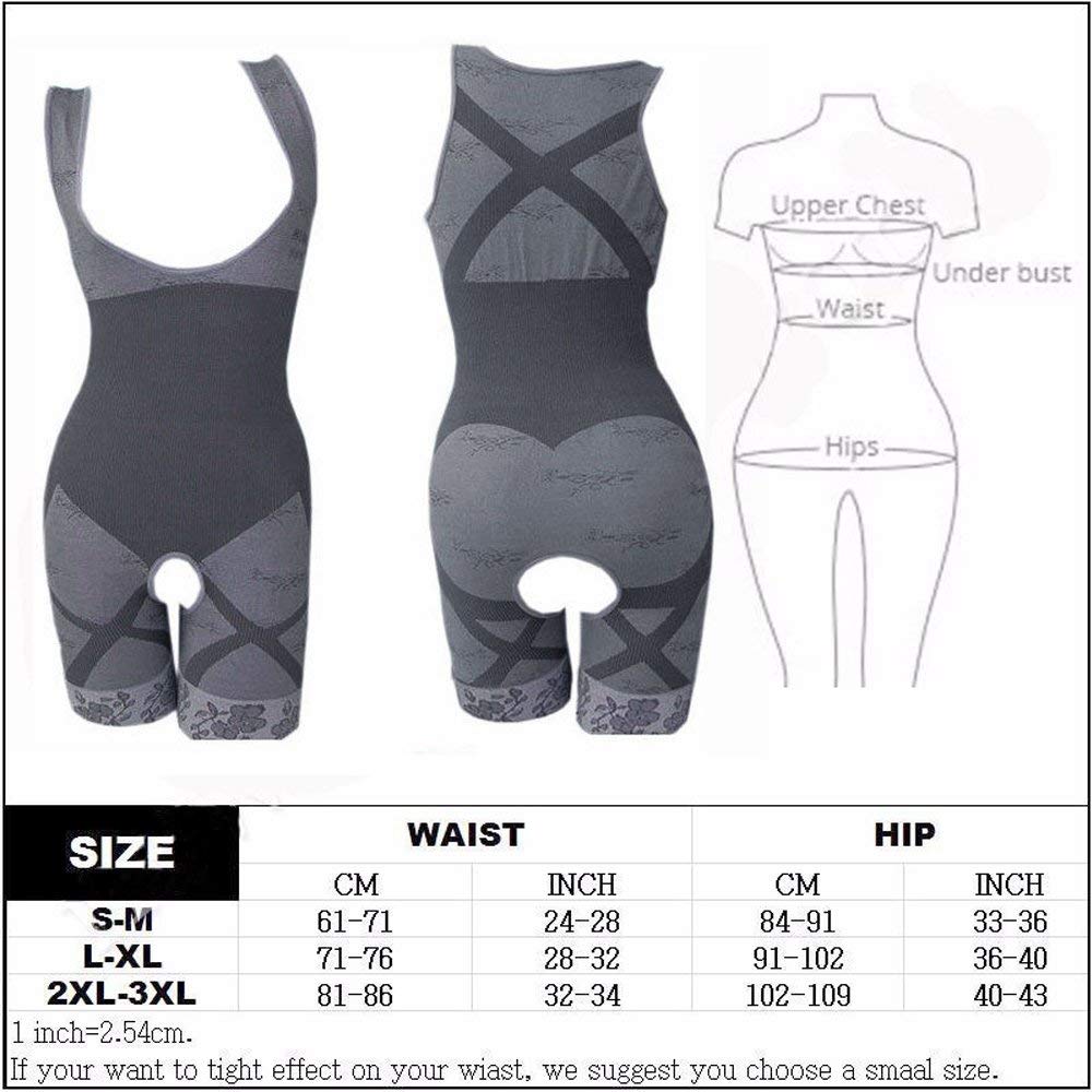 SLIMBELLE Women's Open Bust Open Crotch Bodysuit Seamless Body Shaper Tummy Control Shapewear - image 2 of 4