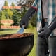 thumbnail image 4 of Guantes aislados resistentes al calor/frío para barbacoa/parrilla, guantes de horno para ahumador, freír pavo, ahumar carne, comida caliente, soporte para ollas, retardante de llama a prueba de agua y aceite con revestimiento de neopreno (18") Sailing Electrónica, 4 of 6
