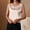 Rose Gold, variant on CaiJunJia Silk Satin Tank Tops for Women Scoop Neck Sleeveless Camisole Tops 2025 Summer Basic Blouses
