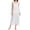 White, variant on Women Silk Cotton Camis Long Slip Full Slip For Under Dress Camisoles Slip Dress Petticoat