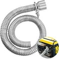 thumbnail image 1 of 1 Set Generator Exhaust Extension Silencer Kit Universal Generator Muffler Silencer Kit 1 Inch Steel Exhaust Extension 3 Foot Length for Efficient Noise Reduction and Safe Exhaust Design, 1 of 5