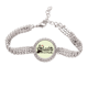 thumbnail image 1 of China Red Education Promotion Pulsera de tobillera de cadena de tenis, joyería de diamantes, 1 of 3