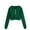Green, variant on GYUJNB Fashionable Girls' Hooded Zip Up Long Sleeve Sweatshirt with Drawstring for Active Wear,Hoodies for Teen Girls,7-8 Years