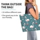 thumbnail image 2 of Balery Flamingo Bolsa Tote Estilo Estético con Cremalleras, Bolsa de Hombro, Bolsa de Compras Grande y Plegable, 2 of 8