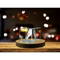 thumbnail image 2 of Exquisite Crystal Sculpture of a Flashlight | Unique 3D Engraved Gift for Adventure Lovers, 2 of 6