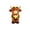 B, variant on JWZZYD Cute Highland Cow Figurine, 4.45" Floral Crown Pearl Necklace Yellow Bouquet Cow Statue, Rustic Farmhouse Tabletop Shelf Decor, Wedding Cake Topper Gift for Home Bedroom Party Ornament