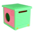 thumbnail image 2 of S SERENABLE Maison pour Chat d'Extérieur Nid Abri Extérieur pour Chaton Petits Animaux Intérieur Rouge Rose, 2 of 9