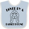 thumbnail image 3 of Inktastic Basset Hound Dog Boys or Girls Baby Bib, 3 of 4