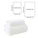 thumbnail image 3 of Juego de toallas de baño de lino suave | 1 toalla de baño y 1 toallita | Toallas de secado rápido y alta absorción para adultos | Baño, gimnasio y playa, 3 of 6