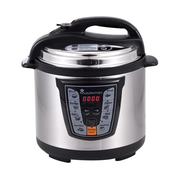 Olla de Presión Eléctrica MASTERPRO 6L 1000W Foodies MP