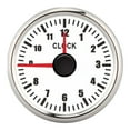 thumbnail image 2 of Car Clock Watch, 2in Universal Dial Clock Meter 0-12 Hourmeter Clock Instrument Panel Gauges Display 12V/24V For Car Boat, 2 of 8