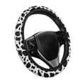 thumbnail image 6 of Uorisanigo Cow Print Car Wheel Cover for Women Fashion Steering Wheel Cover Fuzzy Car Steering Wheel Protector 15 Inches Replacement Car Wheel Covers Flannel Car Decor Gift for Holiday, 6 of 8