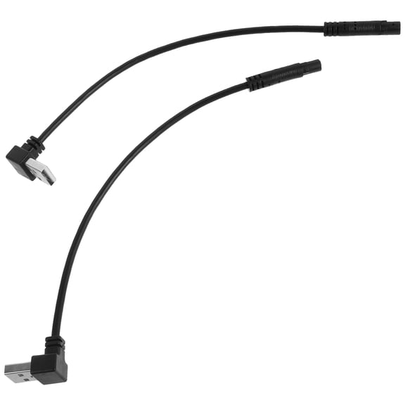 TITINICE 2Pcs USB Dash Cam Cable with Reinforced Insulation and Mount for Secure Car Recorder Connection