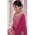 thumbnail image 5 of Pakistani Women's Wear Dress Indian Designer Stitched Salwar Kameez Sharara Suits ( Pink, 3XL - 48 ), 5 of 7