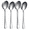 1. Silver, variant on ReaNea Serving Spoons 4 Pieces, 2 Serving Spoon 2 Slotted Spoons, Stainless Steel Serving Utensils Set