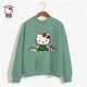 thumbnail image 4 of Sudadera con capucha de gran tamaño para mujer de HELLO KITTY con diseño de fresa kawaii, informal, versátil, linda, de manga larga para niñas, novedad de 2024, 4 of 5