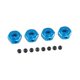 thumbnail image 3 of Conector hexagonal de metal RC, accesorios de bricolaje, piezas de repuesto para coche RC, fácil de instalar, cubo de rueda hexagonal Azul, 3 of 7