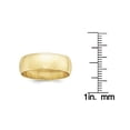 thumbnail image 6 of Primal Gold 10 Karat Yellow Gold 7mm Half Round Band Size 11, 6 of 6