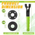 thumbnail image 2 of Kit de llaves angulares para amoladora angular Hicarer, 37 piezas, para Dewalt/Makita, 2 of 6