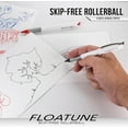thumbnail image 6 of Pentel Floatune Skip Free Rollerball, 0.8mm Med point, Black Ink, Pack of 8 pens, 6 of 8