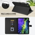 thumbnail image 6 of Dteck for New iPad Air 13 Inch (M2) Case 2024/iPad Pro 12.9 Inch Case (6th/5th/4th/3rd Gen), Elegant PU Leather Folio Cover with Auto Sleep/Wake for iPad Air 13" (2024),Black, 6 of 6