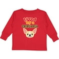 thumbnail image 3 of Inktastic Chihuahua Dog Lover Gift Boys or Girls Long Sleeve Toddler T-Shirt, 3 of 5