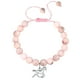 thumbnail image 1 of Pulsera MIXJOY de piedra natural trenzada con cuerda rosa con forma de caballo, 1 of 7
