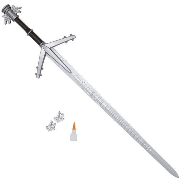 Armory Replicas Silver Lady Fantasy Foam Sword – 50" Ornate Medieval Replica for Cosplay, LARP & Display