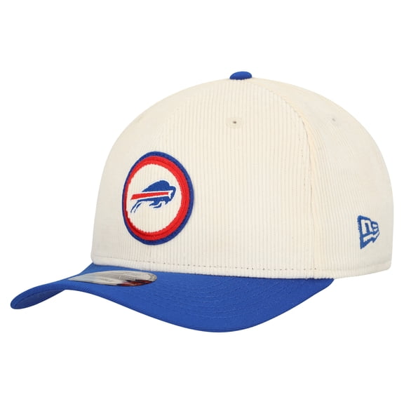 Men's New Era  Stone Buffalo Bills  Loyal Corduroy 9SEVENTY Adjustable Hat