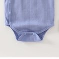 thumbnail image 5 of Mifsaly Newborn Baby Bodysuit Short Sleeve Ribbed Cotton Bodysuits Infant Soft Breathable Daily Outfits, 5 of 5