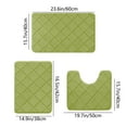thumbnail image 3 of Dmlowu Bathroom Rugs Soft Thick Bathroom Rugs Sets 3 Piece Comfortable Quicker Dry Bath Mats for Bathroom Super Absorbent Non Slip Shower Mat for Home Hotel, 3 of 8