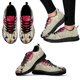 thumbnail image 1 of Zapatillas informales con cordones y estampado de periódico vintage para mujer, zapatos planos ligeros a la moda, calzado de malla transpirable, 1 of 6