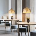 thumbnail image 4 of Plug In Ceiling Light Fixture Modern Minimalist Dining Room Kitchen Island Metal Gold Swag Lamp Plug In Hanging Lamp, 4 of 4