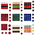 thumbnail image 7 of 16 Pcs Velvet Christmas Ornaments Balls 2.36 Inch Flocked Christmas Tree Ball Hanging Ornaments Velvet Xmas Baubles for Xmas Party Wedding Home Decor, 7 of 7