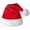 Red, variant on Christmas Hat, Christmas Santa Hat for Adults, Snowflake Fur Plush Xmas Hat for Christmas Holiday Party Decoration, Soft Liner Fabric Christmas Headwear for New Year, Festive Party, Cosplay