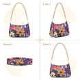 thumbnail image 7 of FORMRS Womens Shoulder Bag with Chain Strap Clutch Purse Cute Tote Handbag, Colorful Painted Flowers Pattern, 7 of 7