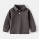 thumbnail image 2 of REDARER Boys Uniform Long Sleeve Polo, 2-Pack - for Little Boys & Big Boys,Size 3-4 Years, 2 of 3