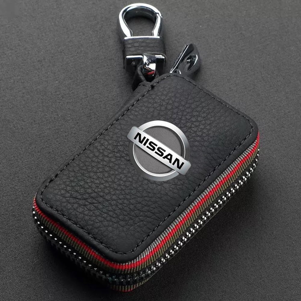 Real Leather Car Key Case Keys Cover Holder Bag For Toyota Nissan Mazda