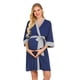 thumbnail image 4 of Minnieouse Vestido de punto de maternidad Mujeres embarazadas Pijamas de manga larga Elástico Enfermería Lactancia Camisón Entrega Ropa de dormir Accesorios de disfraces L Minnieouse AP019008-03, 4 of 6
