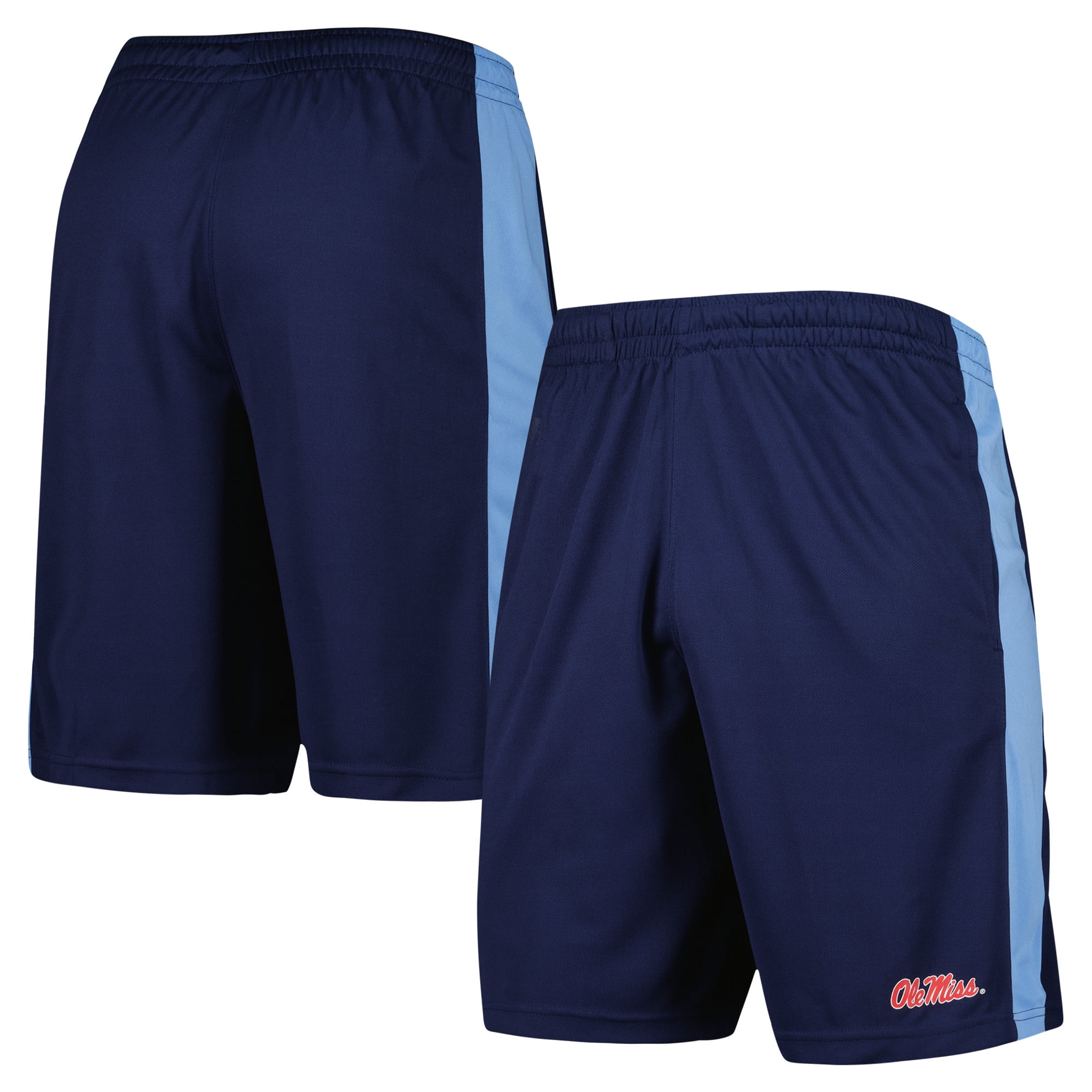 Men's Russell Athletic Navy Ole Miss Rebels Colorblock Shorts - Walmart.com