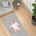 thumbnail image 3 of RUNROTOO 8Pack Baby Crawling Pad Foam Grey Anti-slip Floor Protection for Children, 3 of 8