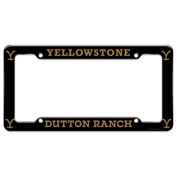 Yellowstone TV Show Dutton Ranch License Plate Tag Frame