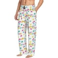 thumbnail image 2 of Xecao Happy Easter Men's Straight Lounge Pajama Pants: The Ultimate in Comfortable Sleepwear, 2 of 9