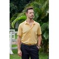 thumbnail image 5 of WARHORSEE Mens Knit Dress Shirts Performance Moisture Wicking Wrinkle Free 4 Way Stretch Casual Button Down Shirt, 5 of 11