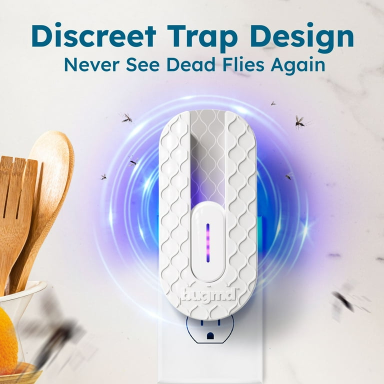 BUGMD No Buzz Zone - Refillable UV Light Stick Device, Indoor Plug